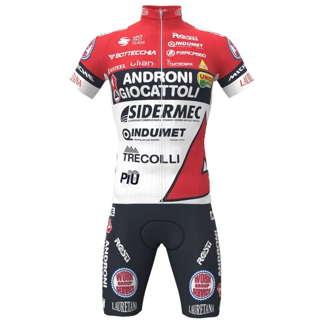 Androni Giocattoli-Sidermec 2021 Trägerhose kurz-Radsport-Profi-Team Androni Giocattoli-Sidermec 2021 Trägerhose kurz-Radsport-Profi-Team