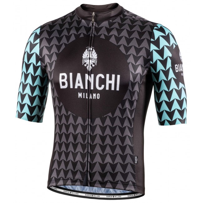 MASSARI Radtrikot kurzarm schwarz