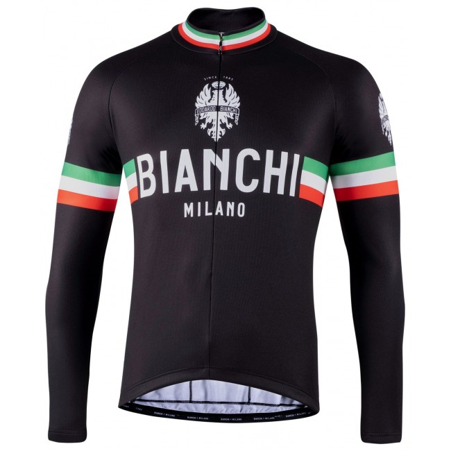 STORIA Radtrikot langarm schwarz