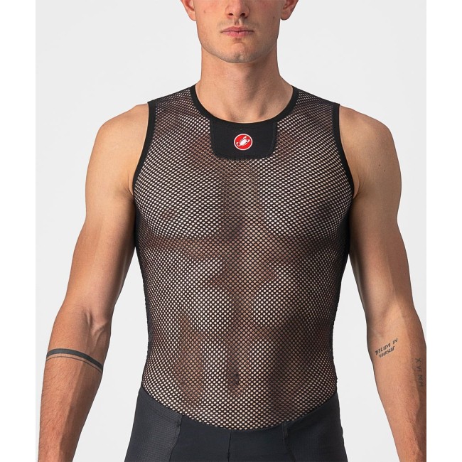 CORE MESH 3 Netz Funktionsunterhemd ärmellos schwarz