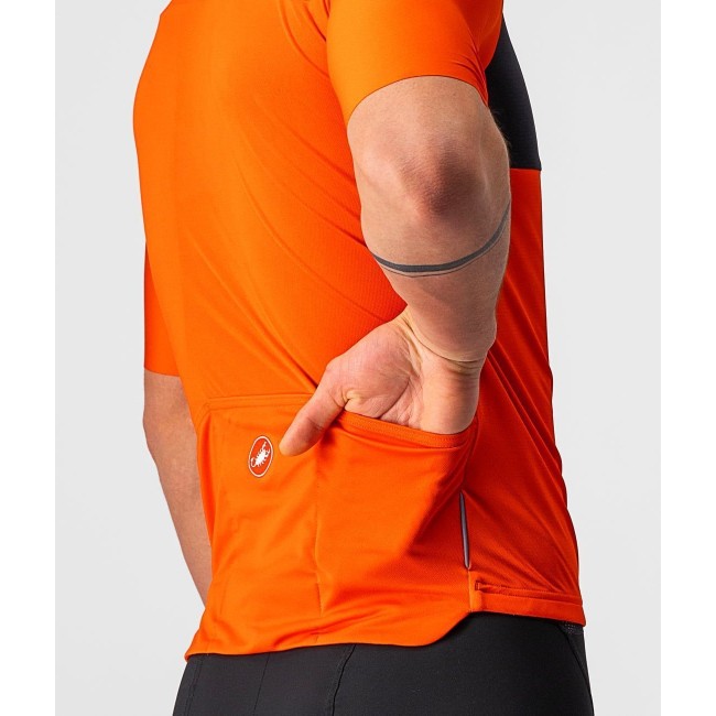 PROLOGO 7 Radtrikot kurzarm rot/orange PROLOGO 7 Radtrikot kurzarm rot/orange