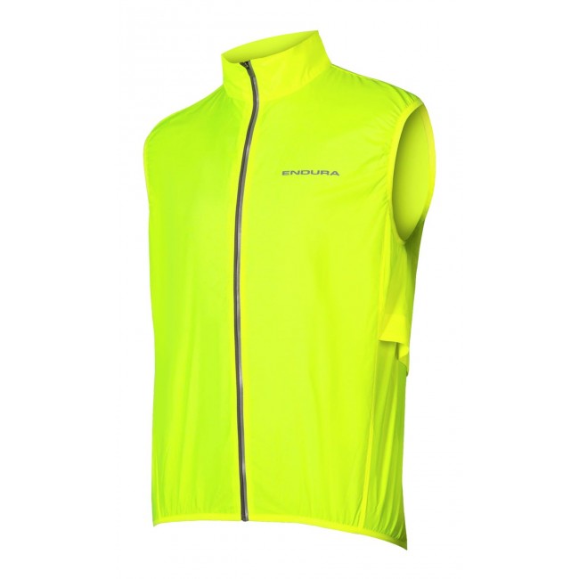 PAKAGILET Fahrrad-Windweste neongelb