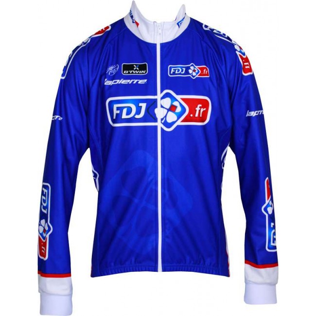 FRANCAISE DES JEUX (FDJ) 2013 Fahrrad Winterjacke-B'TWIN Radsport-Profi-Team