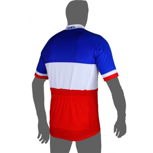 FRANCAISE DES JEUX (FDJ) Französischer Meister 2014/2015 Kurzarmtrikot (kurzer Reißverschluss) -B'TWIN Radsport-Profi-Team FRANCAISE DES JEUX (FDJ) Französischer Meister 2014/2015 Kurzarmtrikot (kurzer Reißverschluss) -B'TWIN Radsport-Profi-Team