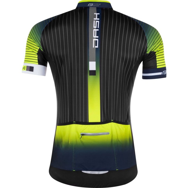 DASH Radsport-Set (Radtrikot+Trägerhose) schwarz/neongelb DASH Radsport-Set (Radtrikot+Trägerhose) schwarz/neongelb