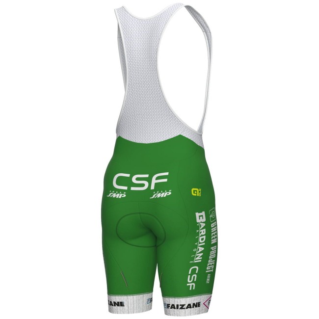 Green Project-Bardiani Csf-Faizane' 2023 Set (Radtrikot langer RV+Trägerhose)-ALE Radsport-Profi-Team Green Project-Bardiani Csf-Faizane' 2023 Set (Radtrikot langer RV+Trägerhose)-ALE Radsport-Profi-Team