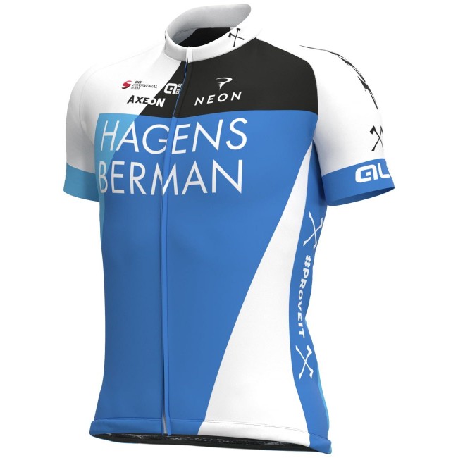 HAGENS BERMAN AXEON 2021 Radtrikot kurzarm (langer RV)-ALE Radsport-Profi-Team