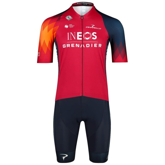 INEOS GRENADIERS 2023 Set (ICON Radtrikot+ICON Trägerhose)-Radsport-Profi-Team