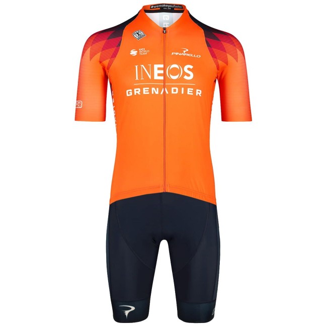 INEOS GRENADIERS 2023 training edition Set (ICON Radtrikot+ICON Trägerhose)-Radsport-Profi-Team