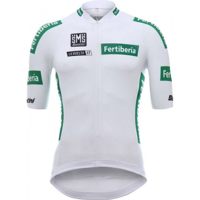 La Vuelta 2017 MAGLIA COMBINADA (weiß) Kurzarmtrikot-Radsport