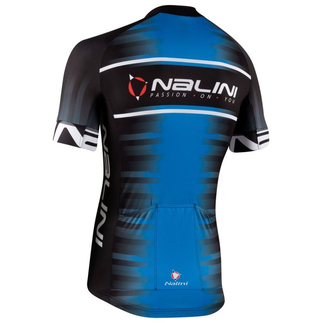 BORGO Radtrikot kurzarm schwarz/blau BORGO Radtrikot kurzarm schwarz/blau