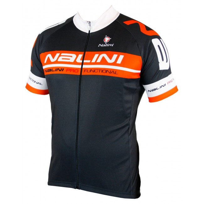 Übergröße KENTY Radtrikot kurzarm anthrazit/orange