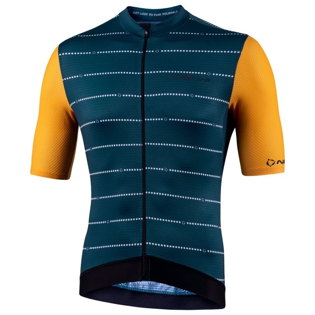 Respect Jersey Radtrikot kurzarm blau