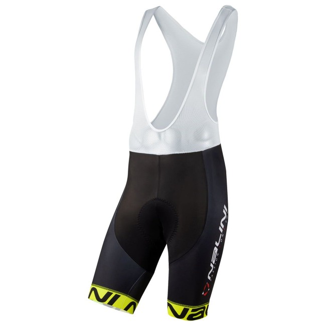 Radsport-Set (Radtrikot BORGO+Trägerhose VILLAGGIO) schwarz/neongelb Radsport-Set (Radtrikot BORGO+Trägerhose VILLAGGIO) schwarz/neongelb