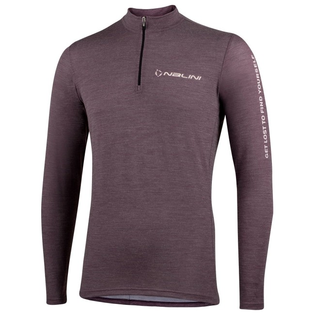 Wool LS Jersey Radtrikot langarm grau melange