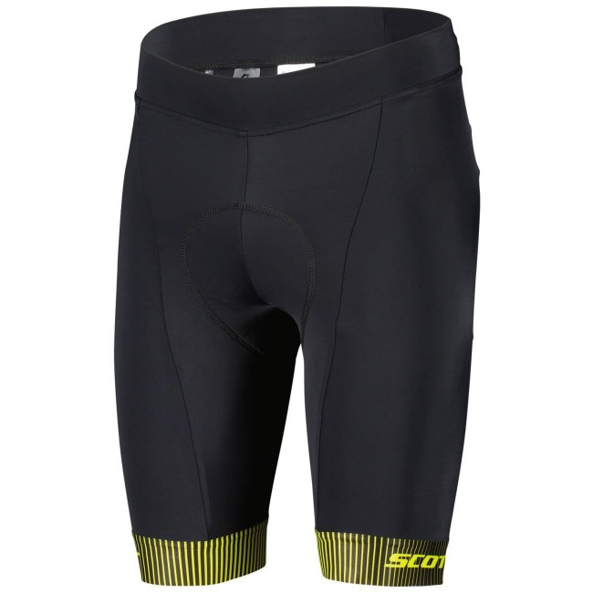 RC TEAM Radhose kurz schwarz/gelb