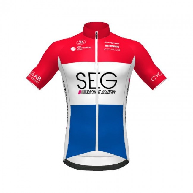 SEG Racing Academy niederländischer Meister 2021 Radtrikot kurzarm-Radsport-Profi-Team