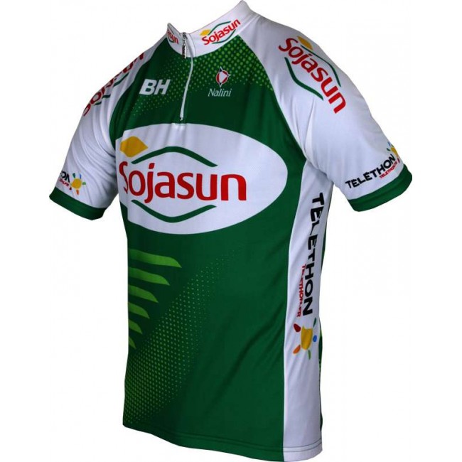 SOJASUN 2013 Radsport-Profi-Team-Kurzarmtrikot mit kurzem Reißverschluss SOJASUN 2013 Radsport-Profi-Team-Kurzarmtrikot mit kurzem Reißverschluss