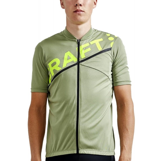 Core Endurance Logo Radtrikot kurzarm grün Core Endurance Logo Radtrikot kurzarm grün