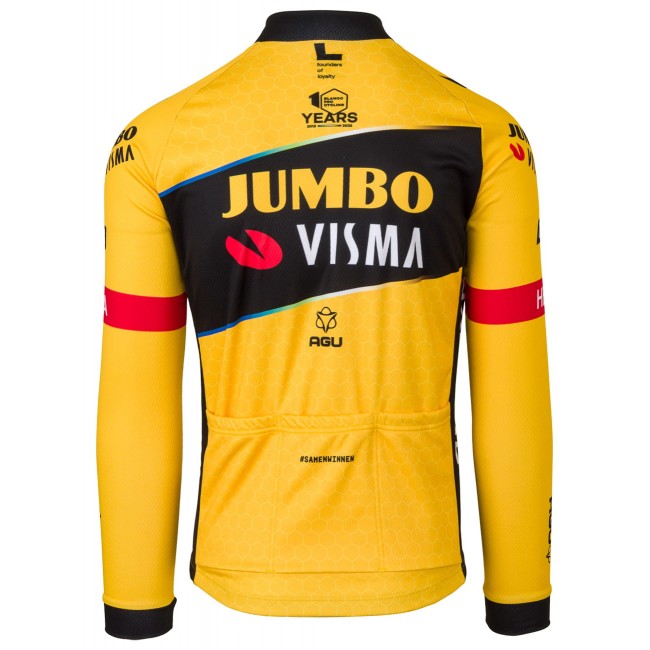 TEAM JUMBO-VISMA 2023 Radtrikot langarm-Radsport-Profi-Team TEAM JUMBO-VISMA 2023 Radtrikot langarm-Radsport-Profi-Team