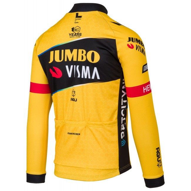 TEAM JUMBO-VISMA 2023 Radtrikot langarm-Radsport-Profi-Team TEAM JUMBO-VISMA 2023 Radtrikot langarm-Radsport-Profi-Team