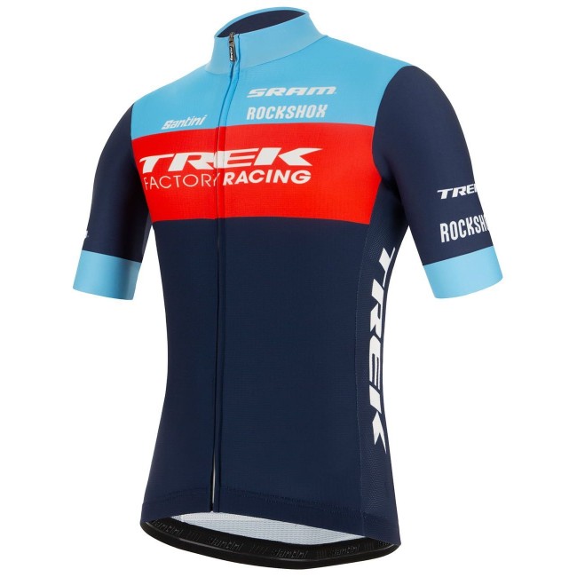 Trek Factory Racing XC 2022 Radtrikot kurzarm (langer Reißverschluss)-Radsport-Profi-Team Trek Factory Racing XC 2022 Radtrikot kurzarm (langer Reißverschluss)-Radsport-Profi-Team
