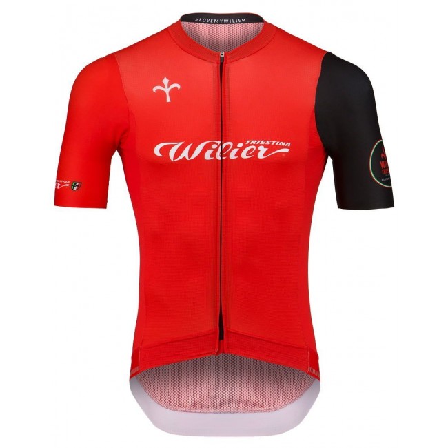 CYCLING CLUB Radtrikot kurzarm rot