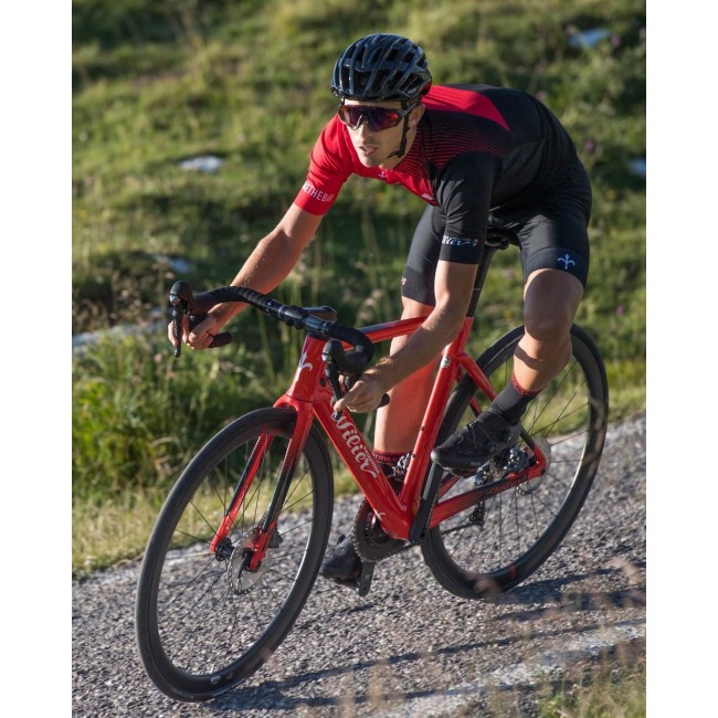 RIGO Radtrikot kurzarm rot/schwarz RIGO Radtrikot kurzarm rot/schwarz