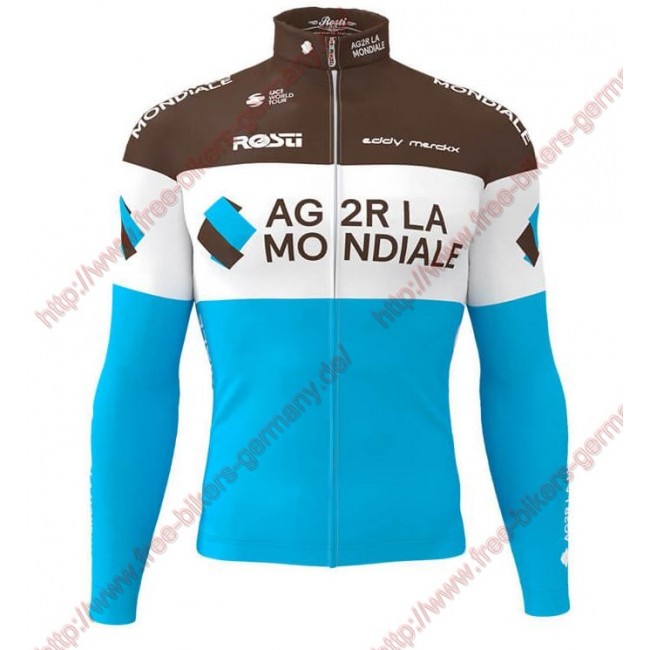 Profiteams AG2R LA MONDIALE 2019 Radsport Trikot Langarm Radtrikot Kaufen