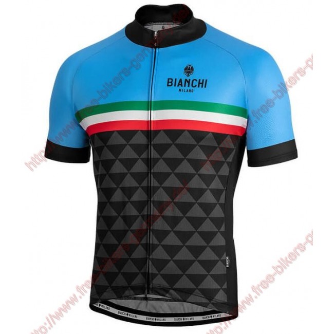 Profiteams BIANCHI MILANO Codigoro blue Trikot Kurzarm Outlet Radtrikot Kaufen