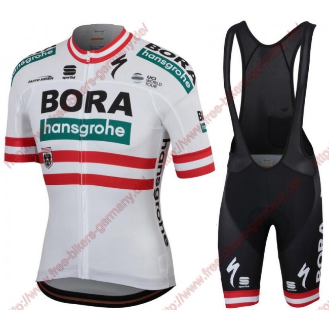 Profiteams Bora Hansgrohe 2019 Austrian champion Radbekleidung Satz Trikot Kurzarm+Trägerhosen Se Radtrikot Kaufen