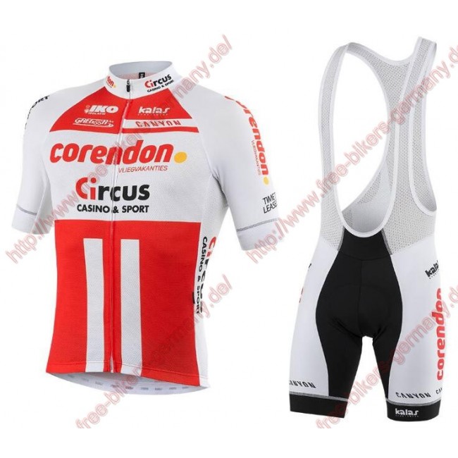 Profiteams Corendon Circus 2019 Radbekleidung Satz Trikot Kurzarm+Trägerhosen Se Radtrikot Kaufen