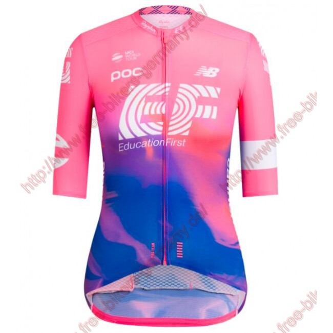 Profiteams EF Education First PRO TEAM AERO 2019 Damen Trikot Kurzarm Outlet Radtrikot Kaufen