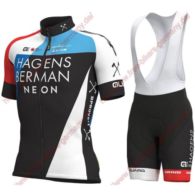 Profiteams 2019 HAGENS BERMAN AXEON Radbekleidung Satz Trikot Kurzarm+Trägerhosen Se Radtrikot Kaufen