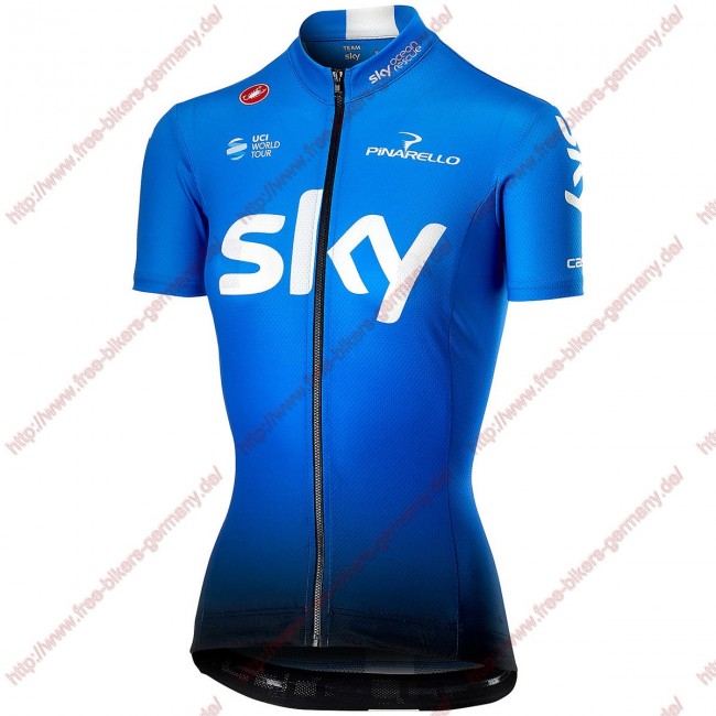 Profiteams TEAM SKY 2019 Damen Ocean Rescue Trikot Kurzarm Outlet Radtrikot Kaufen