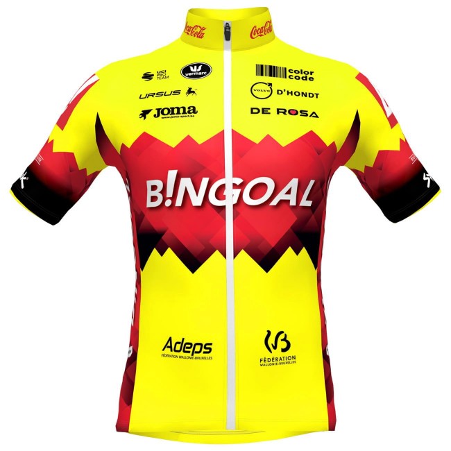 Bingoal WB 2023 Radtrikot kurzarm-Radsport-Profi-Team Radtrikot Kaufen