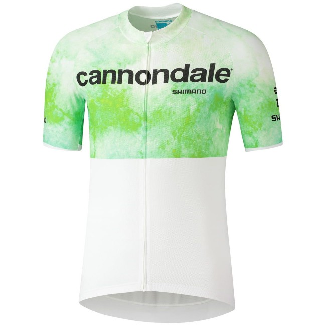 Cannondale FACTORY RACING 2022 Radtrikot kurzarm weiß(langer RV)-Radsport-Profi-Team Radtrikot Kaufen