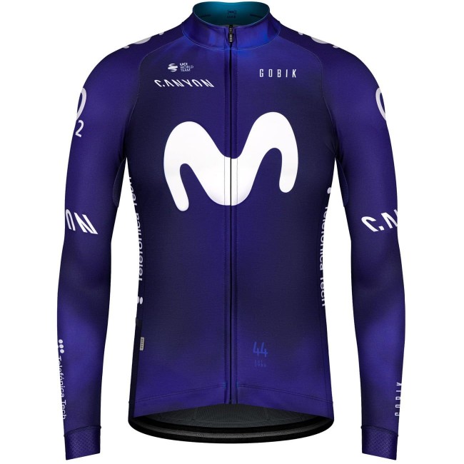 MOVISTAR 2023 Radtrikot langarm-Radsport-Profi-Team Radtrikot Kaufen