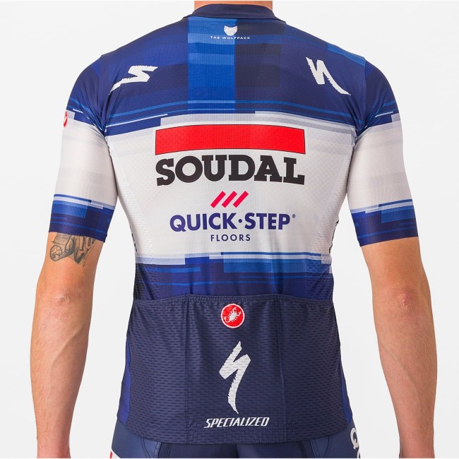 Soudal Quick-Step 2023 Set(Competizione Radtrikot+Competizione Trägerhose)-Radsport-Profi-Team Radtrikot Kaufen Soudal Quick-Step 2023 Set(Competizione Radtrikot+Competizione Trägerhose)-Radsport-Profi-Team Radtrikot Kaufen