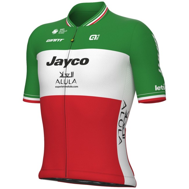 Team Jayco AlUla Italienischer Meister 2023 Radtrikot kurzarm-ALE Radsport-Profi-Team Radtrikot Kaufen