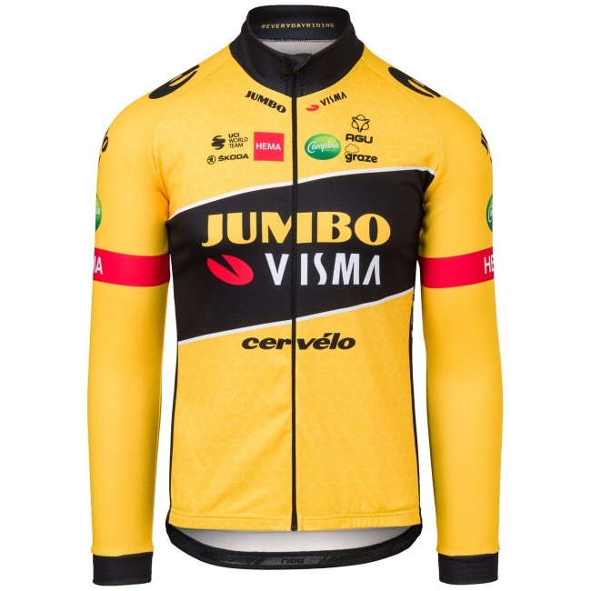 TEAM JUMBO-VISMA 2022 Radtrikot langarm-Radsport-Profi-Team Radtrikot Kaufen