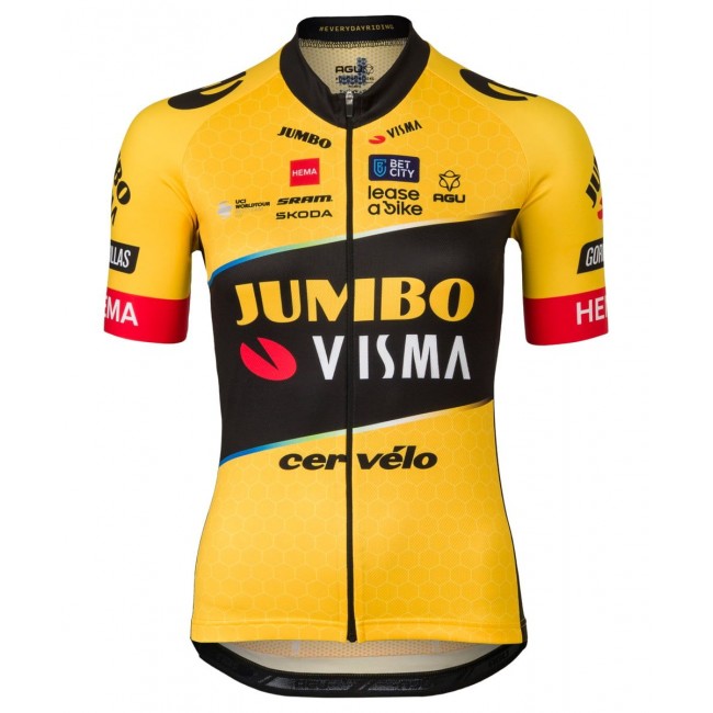 TEAM JUMBO-VISMA 2023 Radtrikot Damen kurzarm-Radsport-Profi-Team Radtrikot Kaufen