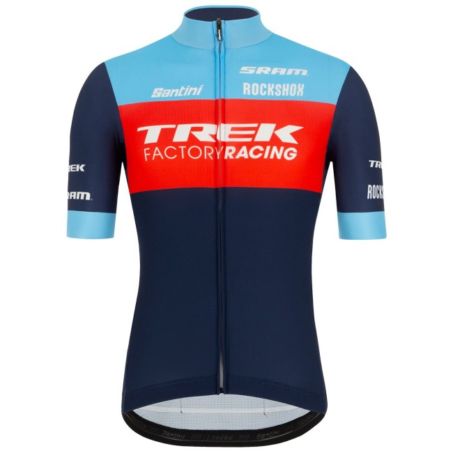 Trek Factory Racing XC 2022 Radtrikot kurzarm(langer Reißverschluss)-Radsport-Profi-Team Radtrikot Kaufen