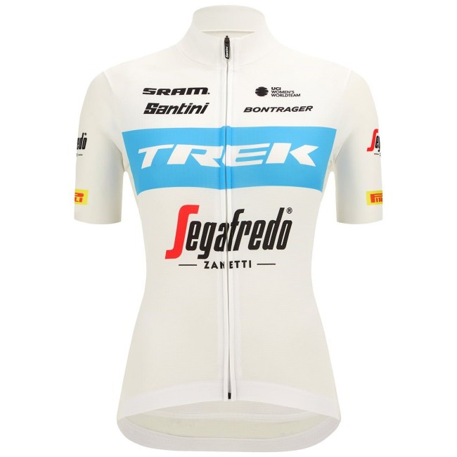 TREK-SEGAFREDO Damen Team 2022 Radtrikot kurzarm(langer Reißverschluss)-Radsport-Profi-Team Radtrikot Kaufen