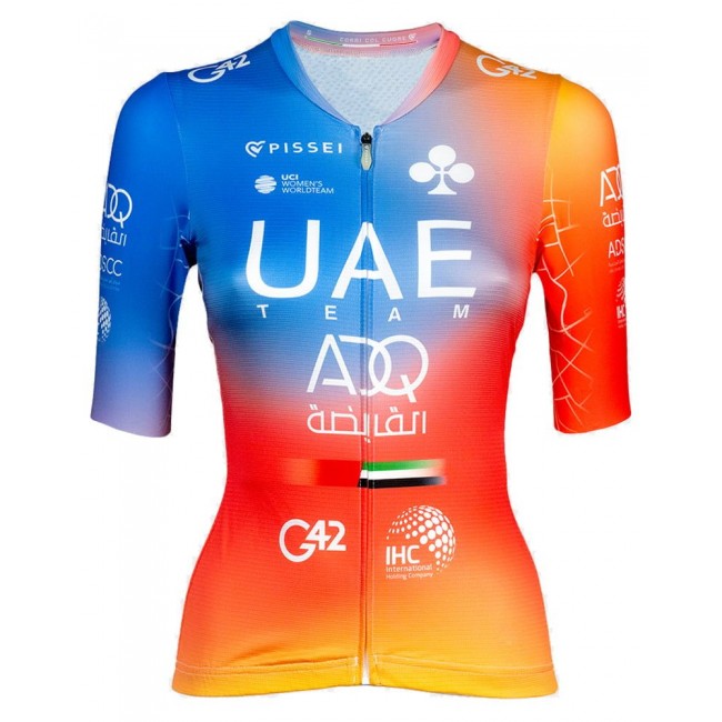 UAE TEAM ADQ 2023 Damen Radtrikot kurzarm-Radsport-Damen-Team Radtrikot Kaufen