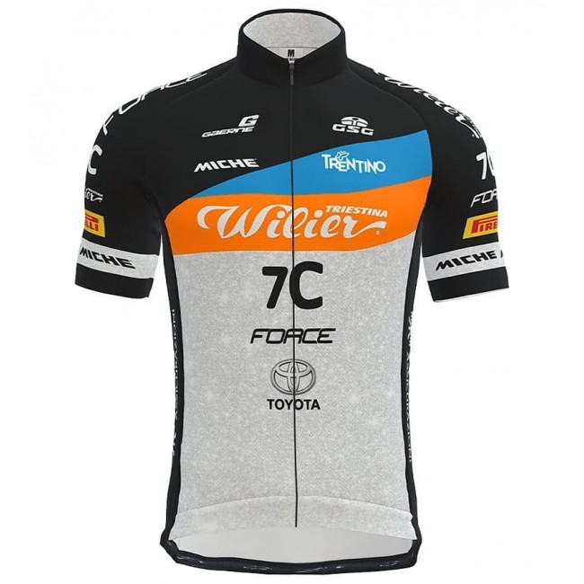Wilier Force 7C MTB Team 2022 Radtrikot kurzarm(langer Reißverschluss)-Radsport-Team Radtrikot Kaufen