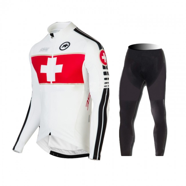 2015 Assos Fahrradbekleidung Radtrikot Satz Langarm und Lange Fahrradhose Radtrikot Kaufen