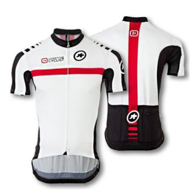 2015 ASSOS Proteam Radtrikot Kurzarm Weiß Radtrikot Kaufen