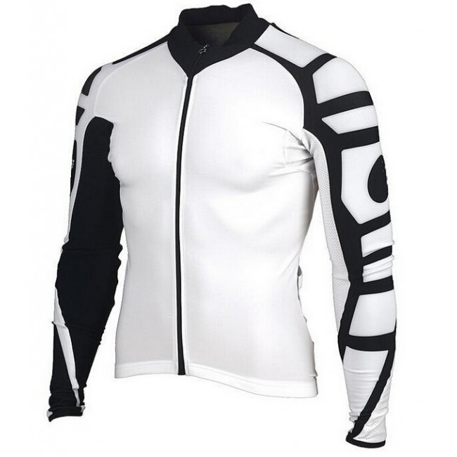 2015 ASSOS Weiß Fahrradtrikot Langarm Radtrikot Kaufen