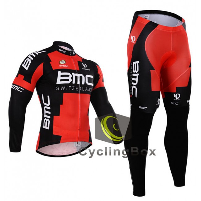 2015 BMC Fahrradbekleidung Radtrikot Satz Langarm und Lange Fahrradhose Radtrikot Kaufen